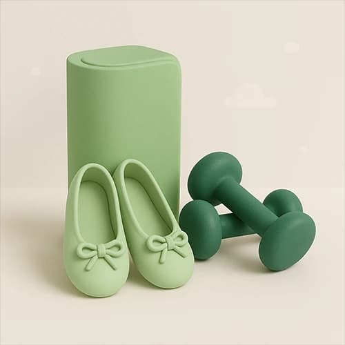 Set de elementos para practicar clase de Barre